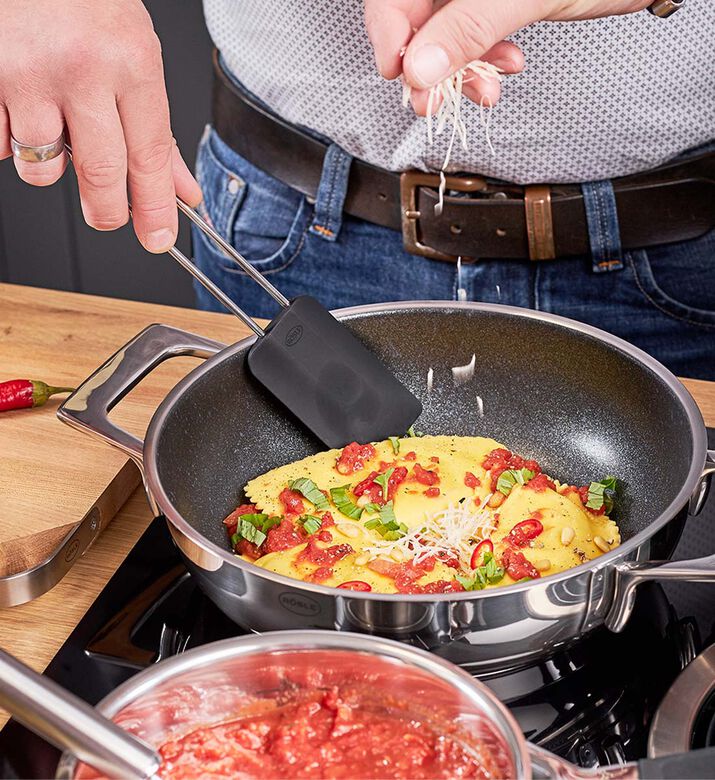 Roesle Silicone Spatula, White, 26cm, Packshot View