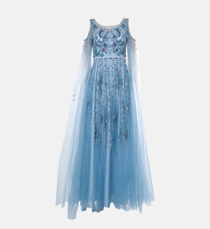 Floral Bead-embellished Dress