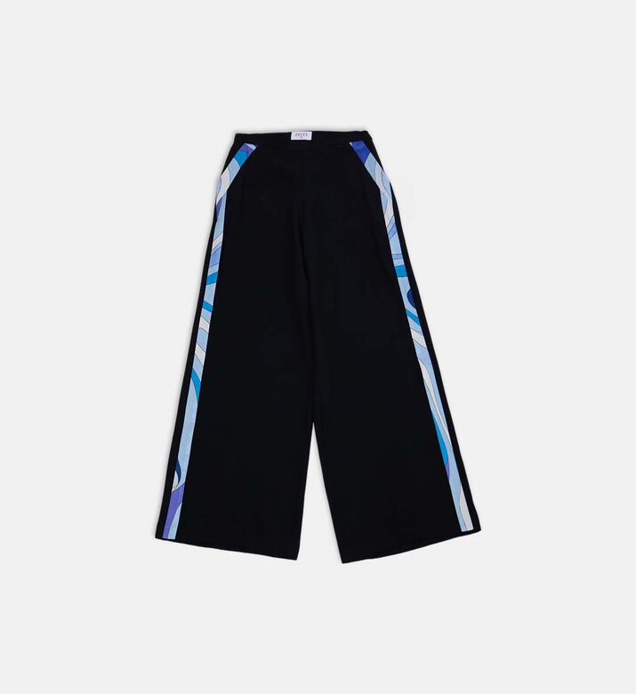 Elastic Waistband Wide-leg Pants