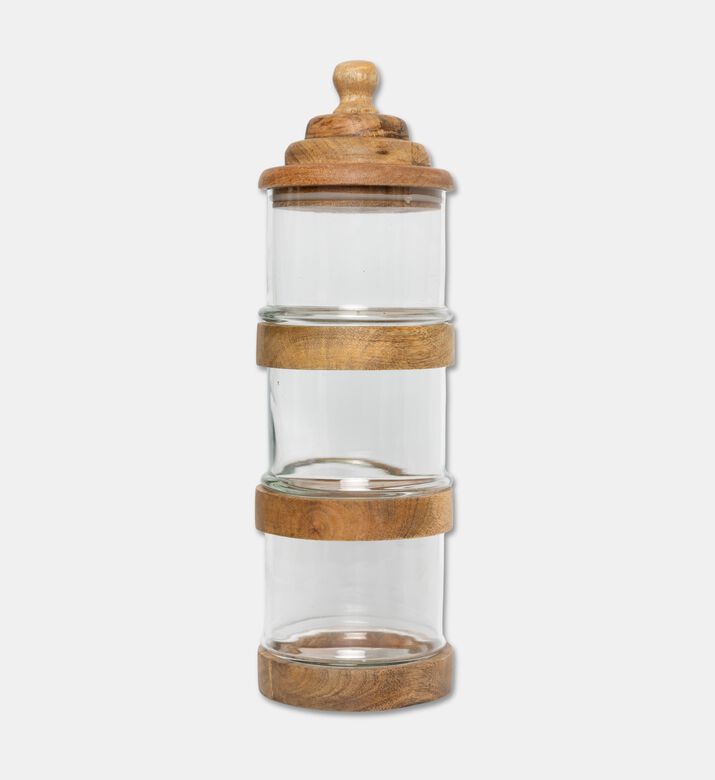 Home Deco and More Three Levels Stackable Jar, Packshot View