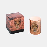Africa Lion Natural Wax Candle Jar