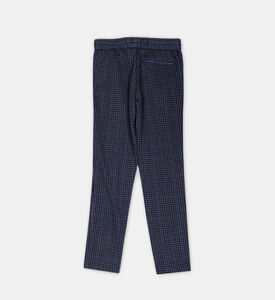 Boy Micro-check Knitted Pants