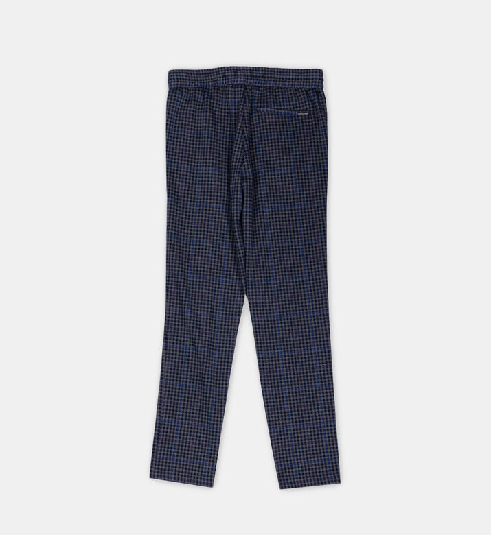Boy Micro-check Knitted Pants
