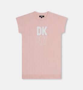 فستان قطن عضوي بلوغو للبنات