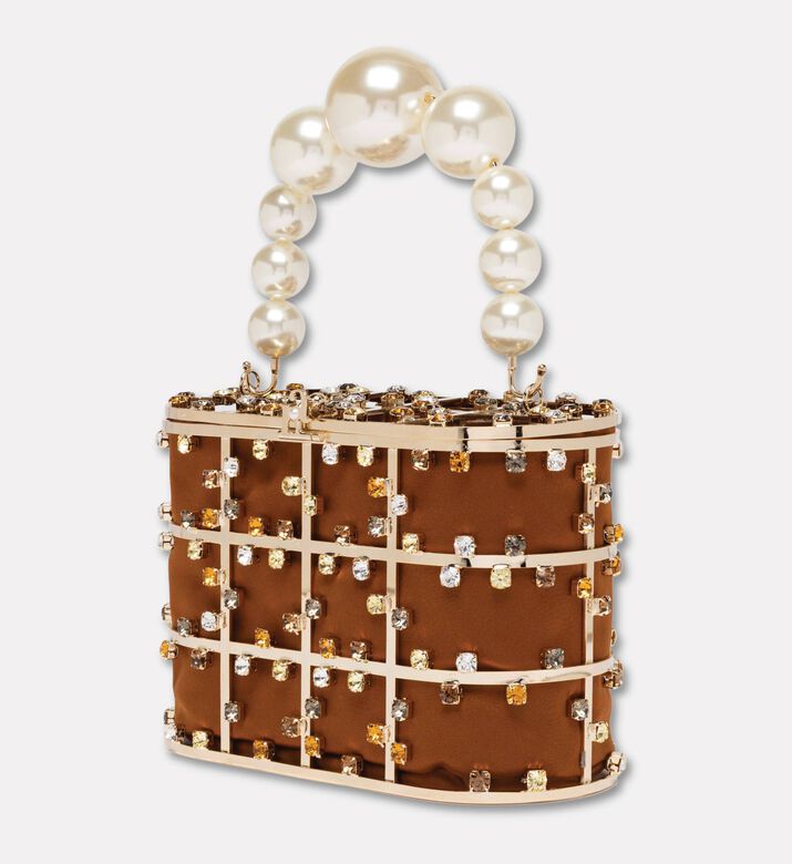 Rosantica Holli Lucine Crystal Pearl Mini Bag, Packshot View