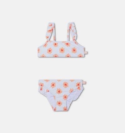 Flower Hearts Printed Bikini