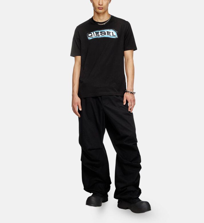 T-adjust-r4 Puff-print Logo Graphic T-shirt