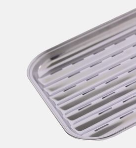 مقلاة شواء من الفولاذ المقاوم للصدأ قابلة لإعادة ا