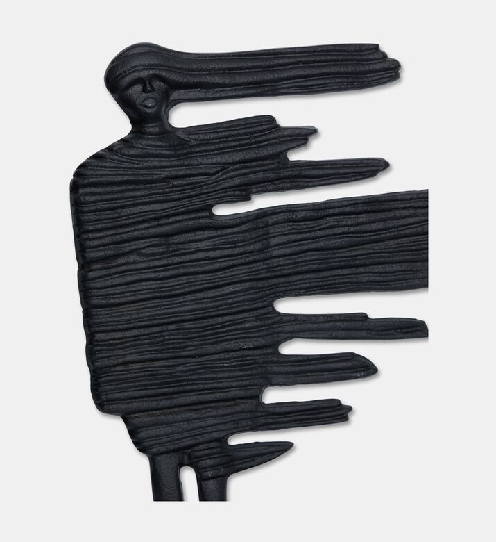 Home Deco and More Flowing Drape Figurine Sculpture, Black, L, Packshot View