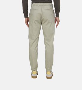 Cotton Stretch Tapered Trousers