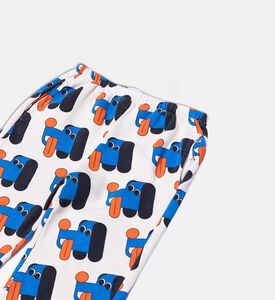 Bobo Choses All-over Colorful Dogs Elasticated Waistband Jogging Pants, Packshot View