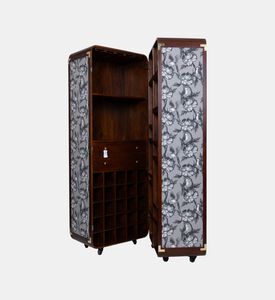 Arch Mango Wood Bar Cabinet