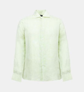 Linen Straight Hem Shirt