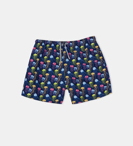 شورت سباحة بطبعة قناديل بحر صغيرة ةللأولاد الصغار