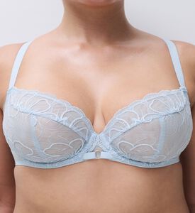 Chantelle Full-coverage Underwire Bra, White, 85, C, Model View