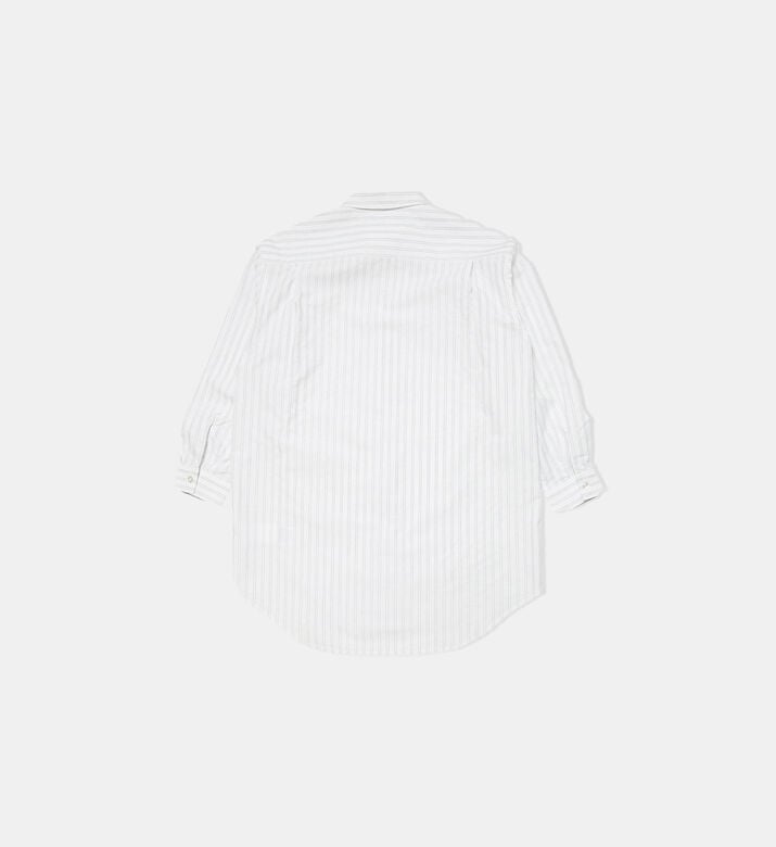 فستان قميص بوبلين مخطط فستان قميص بوبلين مخطط