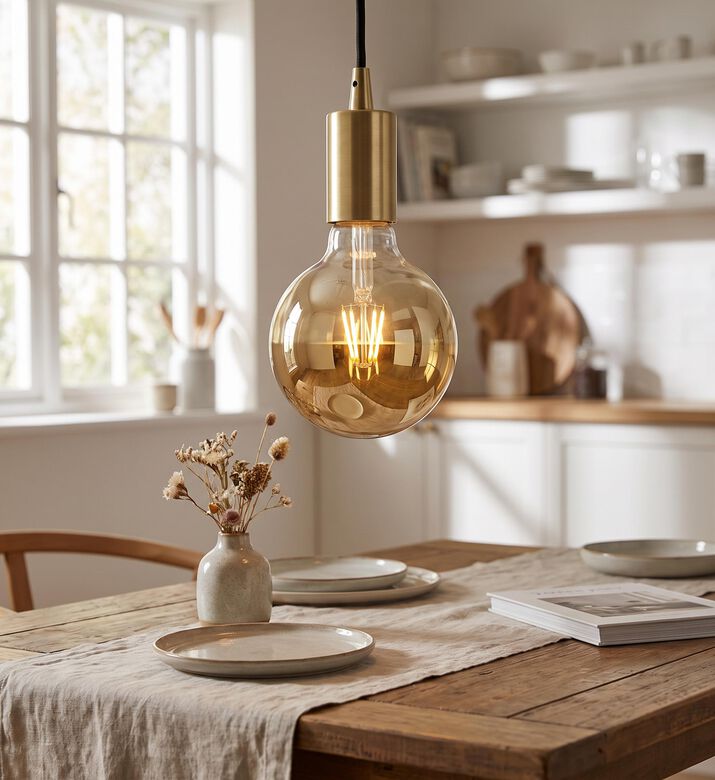 Light and Living Glasco Globe Dimmable Led Bulb, Packshot View