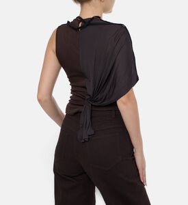 Christopher Esber Knit Two-tone Sleeveless Top, Model View