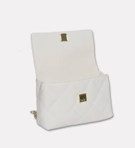 Weill Romy Quilted Leather Shoulder Bag, Ecru, Packshot View