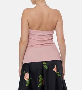 Nanushka Halter-neck Sleeveless Top, Model View