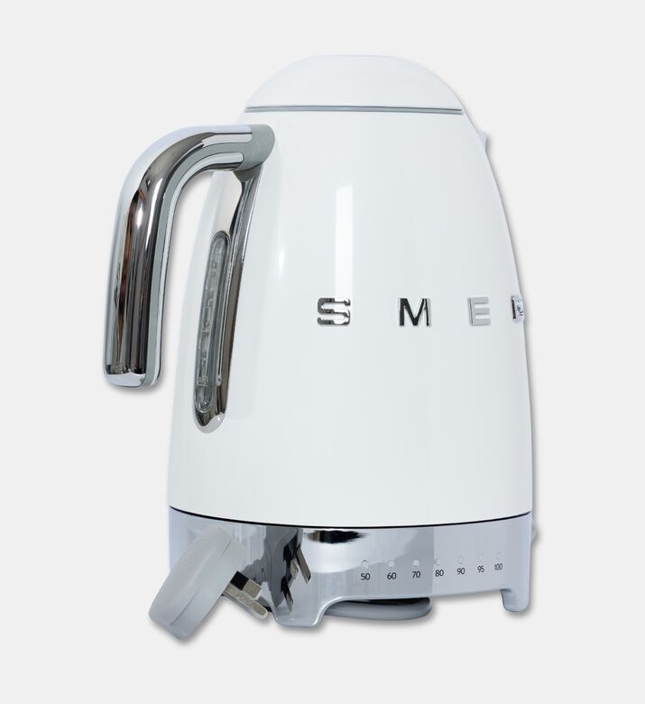 Smeg Variable Temperature Kettle, White, Packshot View