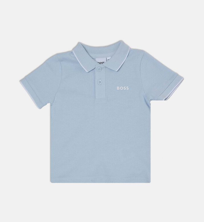 Boss Polo Ss, Blue, 24m, Packshot View