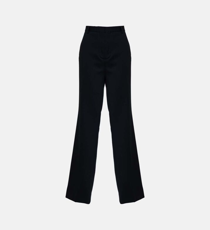 Wool Straight-leg Pants