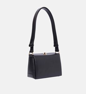 حقيبة جلد مطوية متوسطة الحجم