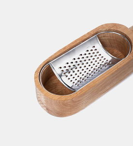 Nature Stainless Steel Oak Grater Nature Stainless Steel Oak Grater