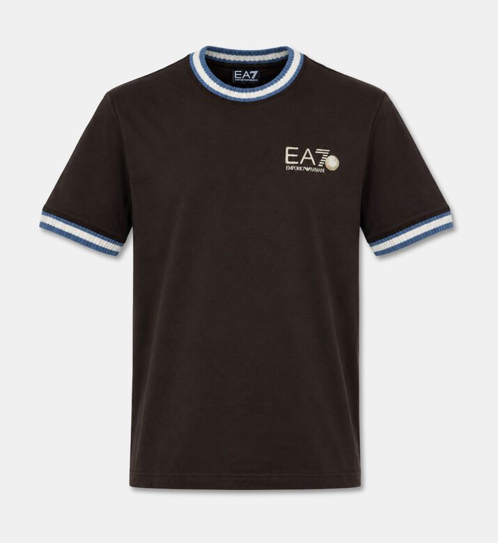 EA7 Ts Grap, Brown, M, Packshot View