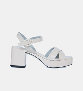 Tella Heel Calf Leather Sandals