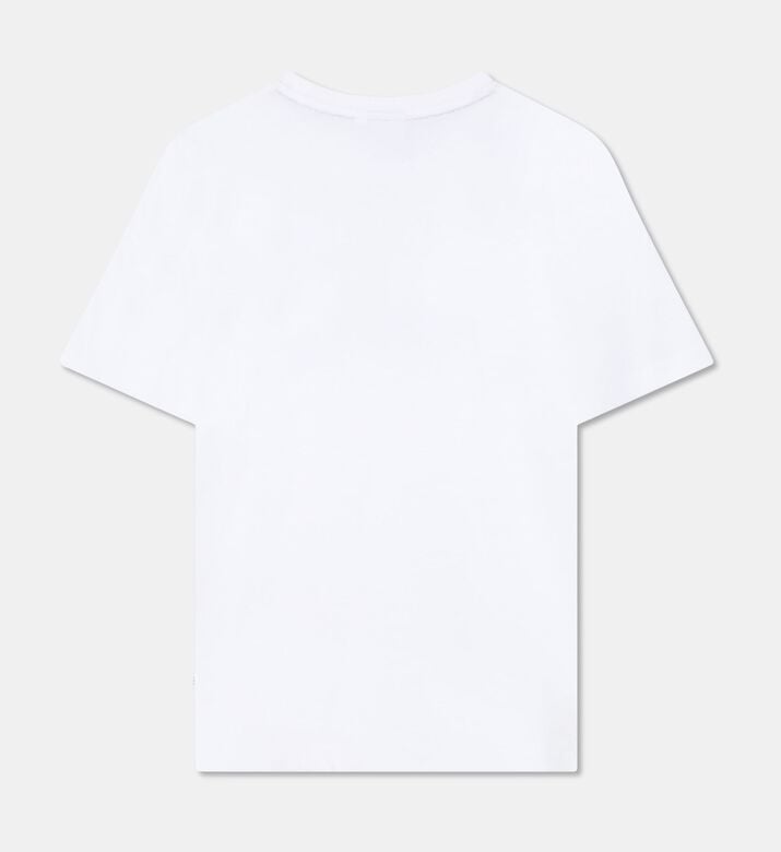 Boss Striped Chest-detail T-shirt, Packshot View