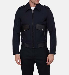 جاكيت جلد بسحاب