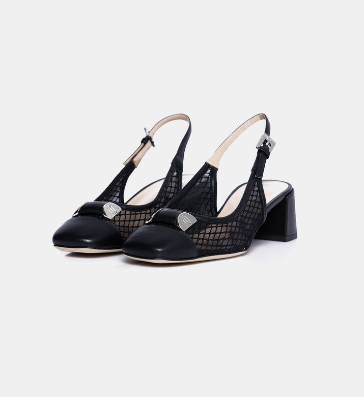 Court Shoe In Nude Mesh Court Shoe In Nude Mesh