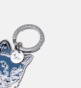 حلقة مفاتيح بشكل رأس ثعلب جريئة