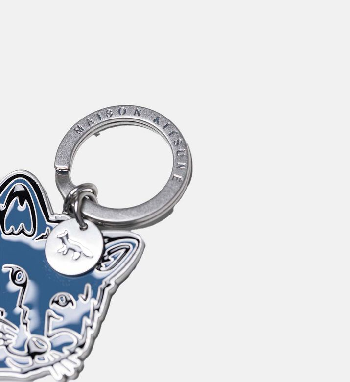 حلقة مفاتيح بشكل رأس ثعلب جريئة