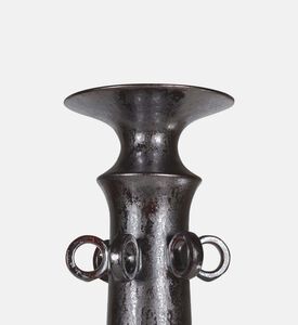 مزهرية قلادة من البرونز من خشب داتوجا