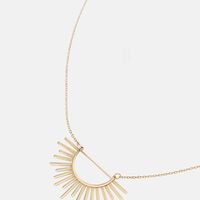 Half-sun Pendant Necklace