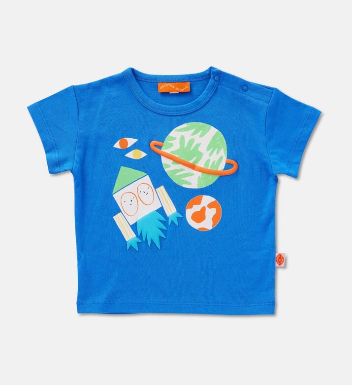 Halcyon Nights Space-print T-shirt Shorts Set, Packshot View