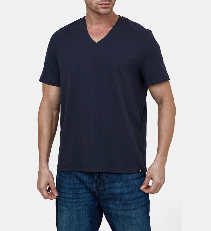 Luxe Performance V-neck Jersey T-shirt