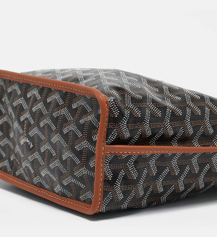 Goyard Goyardine Coated Canvas Leather Mini Reversible Tote Preowned