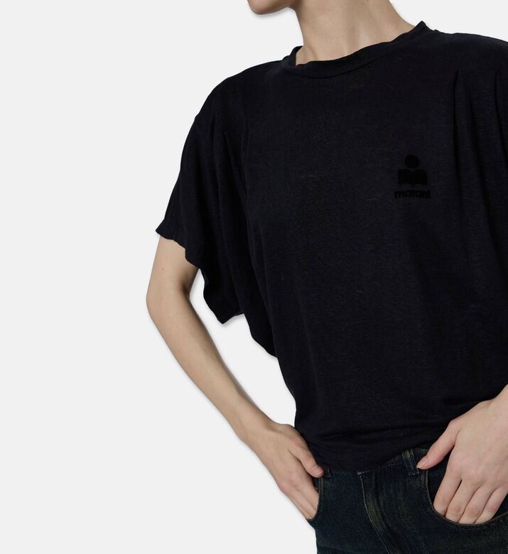 Isabel Marant Crewneck Long-sleeve T-shirt, Model View