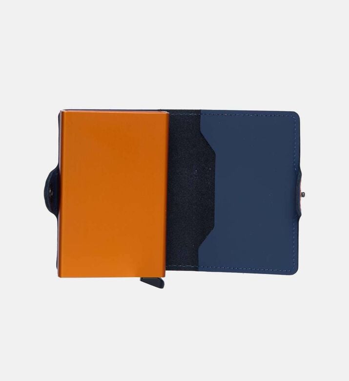 محفظة مزدوجة جلد غير اللامع محفظة مزدوجة جلد غير اللامع