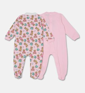 Moschino Kids Teddy Print Babygrows Set, Packshot View