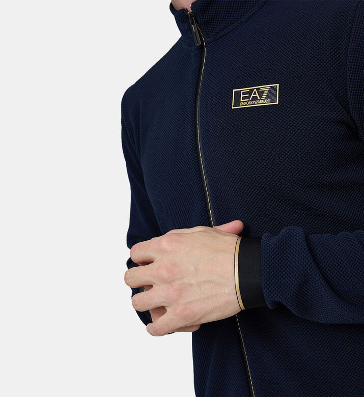 Zip-up Jersey Sweatshirt