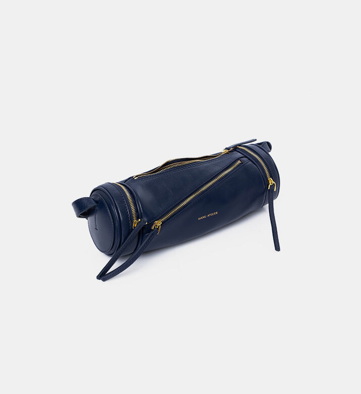 Multi Cylinder Soft Leather Bag