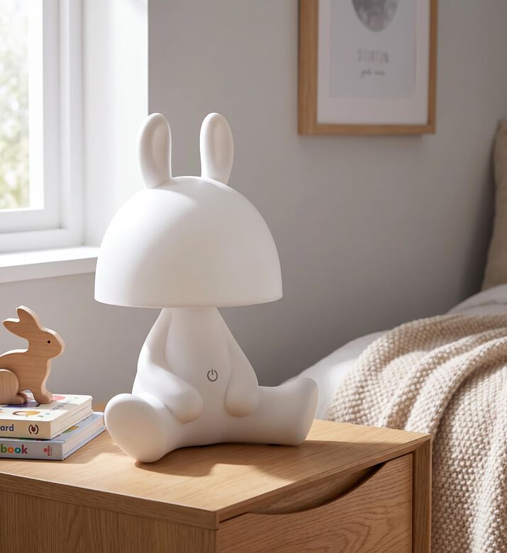 Leitmotiv Bunny-shape Led Table Lamp, White, Packshot View