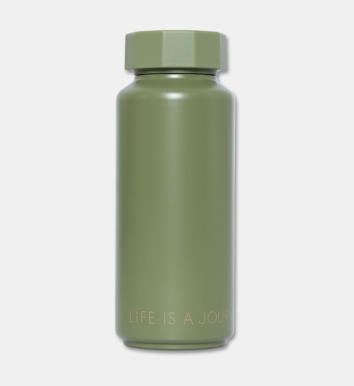 Design Letters Hearts Insulated Thermo Bottle, Dark-green, Packshot View