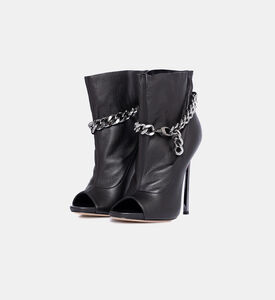 Chain-detail Ankle Boots