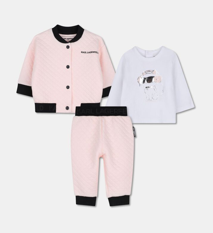 Karl Lagerfeld Quilted Tracksuit Set, Packshot View